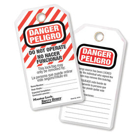 TARJETA LAMINADA BILINGUE NO OPERAR 497AX
