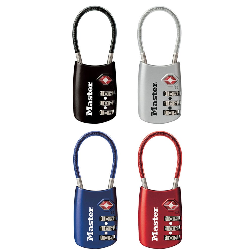 CANDADO PARA EQUIPAJE MASTER LOCK CABLE LAMINADO 4